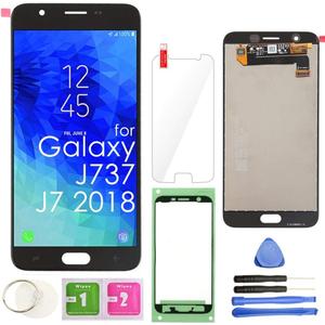 Samsung Galaxy J7 2018 LCD Screen Replacement - Touch Display Digitizer Assembly (Black) - Compatible with J737, J737A, J737P, J737V, J737T
