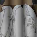 Martha Stewart Hotel Collection Pillow 500 Thread Count Damask Stripe Embroidered Feathers Soft Hypoallergenic 100% Cotton King Size Set of 2 (White)