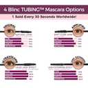 Blinc Amplified Tubing Mascara Soft-Glam Volume & Definition, Longwear, Smudge & Flake Proof, Natural Bamboo Blend, Sensitive Eyes Safe, Washable