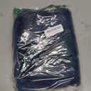 GRANNY SAYS Bathroom Toilet Rugs U Shaped, Bath Mats for Bath, Bathroom Rugs Non Slip Washable, Absorbent Microfiber Toilet Mat, Soft Plush Shaggy Bath Carpet, 20" x 24", Blue