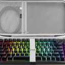 Geekria 75% Keyboard Hard Shell Case, Compatible with Razer BlackWidow V4 75%, YUNZII B75 PRO, Keychron Q1 HE/Q1 Ultra, Aula S75 PRO Travel Carrying Bag for 84 Key Computer Keyboard (Slim)