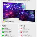 27" WOLED White Gaming Monitor, QHD 1440p, 240Hz, 0.03ms, DisplayHDR True Black 400, Adaptive Sync, KVM switch, Fully Adjustable Stand, HDMI 2.1, DisplayPort, USB-C, RGB light, PX277 OLED Max V2 White