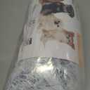 JOLLYVOGUE Small Dog & Cat Beds for Indoor Cats - 20 inches Calming Donut Dog Bed for Kittens & Puppies, Washable Round Fluffy Plush Faux Fur Pet Beds (Smoke Grey)