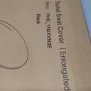 Garvee Toilet Seat Elongated,Toilet Seat with Quick-Release And Quick-Attach, Plastic Toilet Seat with Soft Close, Easy Install and Clean - Black