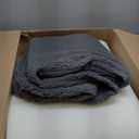 Bedsure Self Warming Dog Beds Large Sized Dog - Extra-Large Puppy Bed with Removable Washable Cover, Orthopedic Egg Crate Foam Pet Mat, Suitable for Pet Up to 100 lbs (Non Electric) (Ashen Cream-Self Warming Version)