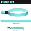 100 Cloth Wristbands for Events, Lightweight Concert & Club Entry (Color : Water Green)