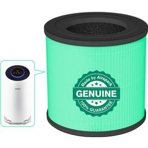 Original AS200 Air Purifier Air Filter Replacement, Airspark Official Certified 4-In-1 High-Efficiency H13 True HEPA Filters, Compatible with AS200/AS300 Air Purifier (Green)