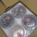 YUN TAO 6 Inch Ceramic Bowls with Lids, Airtight Food Storage Containers Set of 4,23 oz Kitchen Bowl Set for Cereal, Salad, Soup, Pasta, Dessert, Serving, Ramen,Oven & Microwave Safe