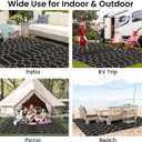 Smiry Outdoor Rug 5x8 ft, Waterproof Reversible Plastic Straw Rugs, Boho Outdoor Area Rug, Outside Floor Mat for Patio, Backyard, Deck, Picnic, Beach, Camping, Beige