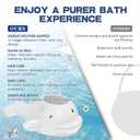 Upgraded Bath Filter 3.0, 15-Stage Bath Water Filter for Tub Faucet, Removes 99.9% of Chlorine & Contaminants, BPA-Free, 2500 Gallons, Hard Water Softener for Healthier Skin, Hair, Nails, Easy Install