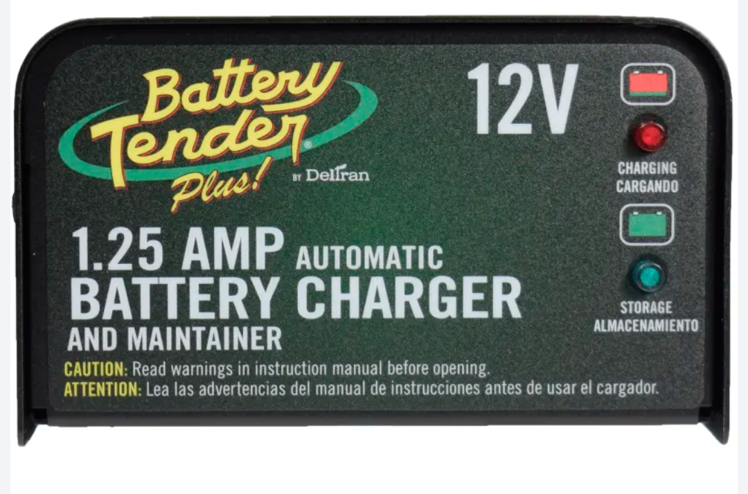 Battery Tender 021-0128: 12v 1.25 Amp Smart Charger and Maintainer
PART NUMBER: 021-0128