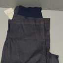 AFITNE Women's Stretch Maternity Jeans Over The Belly Straight Leg Pregnancy Pants with Denim Like Material Small