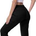 TBMPOY womens Capri (Black, M)