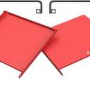 Folding Side Shelves for Camp Chef Two Burner Stove, Camp Chef Stove Grills EX60LW, EX60LWC, EX60P, EX60PP, EX60LWF, EX90LW, Heavy-Duty Metal Paint, 14.5" x 14.5", 2PCS