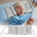 Neck Wedge Stabilizer Pillow for Sleeping to Keep Head Straight While Surgery Head Upright Medical Wedge Positioning Bedridden Disabled Elderly Face up Posture Corrector Headrest (Grey)