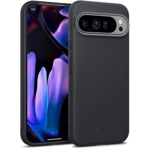 Caseology Nano Pop for Google Pixel 9 Pro XL Case 5G [Silicone Case](2024) - Black Sesame