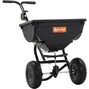 Agri-Fab 45-0531-AMZ 85lb Push Deluxe Broadcast Spreader for Seed,Fertilizer; Walk Behind with Easy to use Cable Control