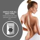 2PC Exfoliating Shower Towel 47" 2-in-1 Exfoliating Towel, Deep Exfoliating, Premium Scrub Wash Cloth for Body & Face, Sides Shower Washcloth for All Skin Types Woman and Men (2 Pieces in Black)