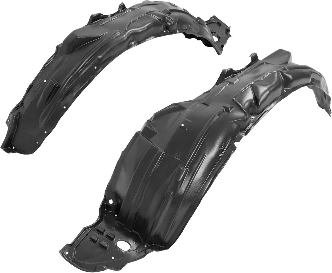 Front Fender Liner Set Compatible with 2016-2017 Honda Accord Sedan Driver & Passenger Side Splash Shields Replacement for HO1248157 HO1249157 74150T2AA01 74100T2AA01
