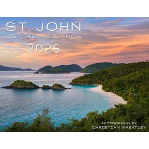2 x 2026 calendar of St. John, US Virgin Islands, by Christian Wheatley Photography