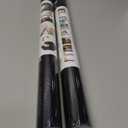 2 x Window Privacy Film, Window Tint Sun Blocking Heat reducing and UV Protection, one-Way Privacy Mirror Reflective Film,Explosion-Proof Premium PET Material, Cosmic Black,17.5 Inch x 16.4 Feet