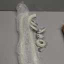 16 Inch Anti Slip Shower Grab Bar Handle Beige White, ZUEXT Stainless Steel Bathroom Grab Bar, Knurled Bathroom Balance Bar, Safety Hand Rail Support,Handicap Elderly Injury Senior Assist Bath Handle