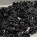 Silk Carnation Flower, 50 Artificial Flowers, Used for Wedding Decoration DIY Handmade Flowers, Carnation Flower Diameter 3.5 Inches and 6 Inches Stem (Black)