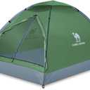 CAMEL CROWN Tents for Camping 2 Person Camping Dome Tent, Waterproof,Spacious, Lightweight Portable Backpacking Tent for Outdoor Camping/Hiking, Green