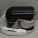 Kitchen in the box Stand Mixer,3.2Qt Small Electric Food Mixer,6 Speeds Portable Lightweight Kitchen Mixer for Daily Use with Egg Whisk,Dough Hook,Flat Beater (Black)