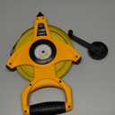 LAND 165FT/50M Heavy Duty Fiberglass Tape Measure - 1/2-Inch Wide, Dual Inch/Metric Scale, Durable Open Reel Measuring Tape for Surveying, Engineering, Runway Construction