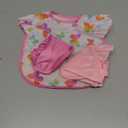 Tiny Twinkle Mess-Proof Baby Bibs for Eating | Waterproof, Wipeable Toddler Bibs with Catch-All Pocket | Feeding Bibs for Girls & Boys(3 Pack,Butterfly)