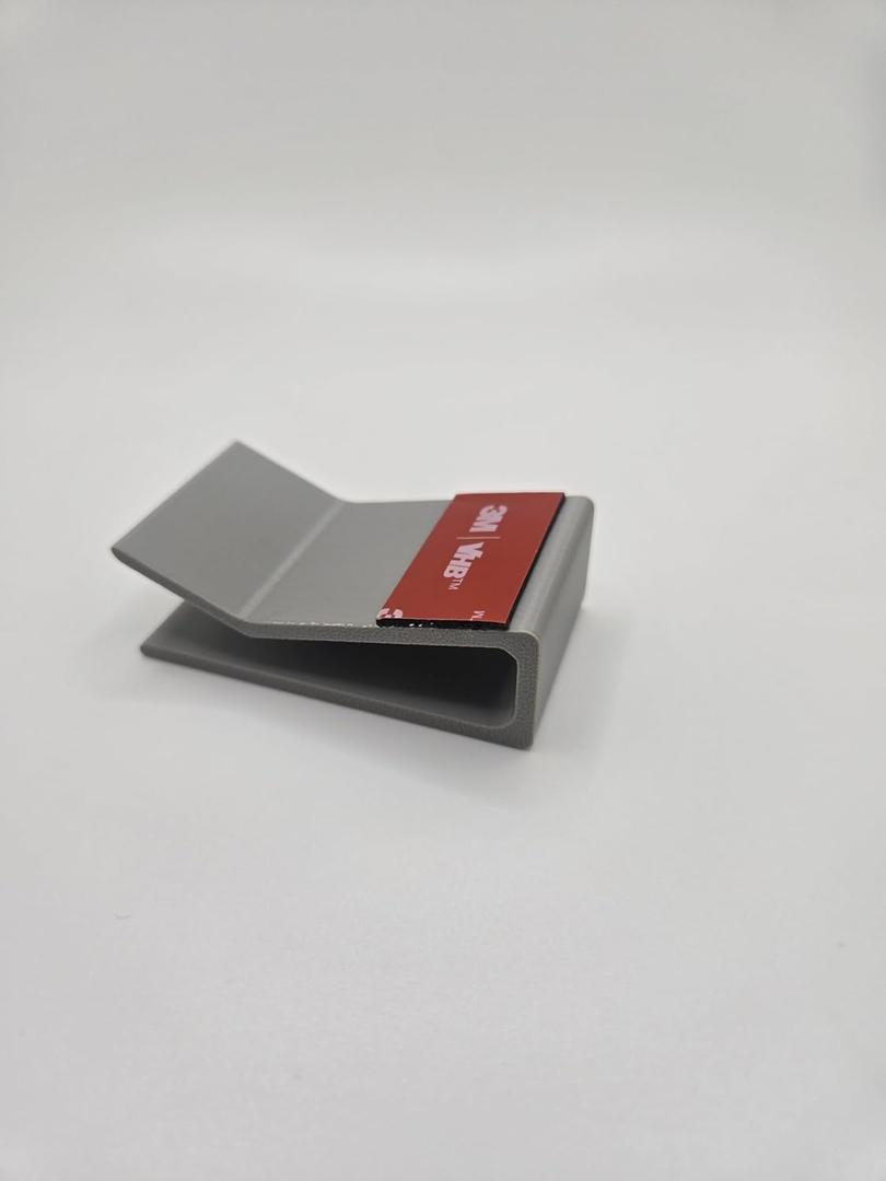 Gray ABS Rear Camera or Dash-Cam Mount (Rear Camera Clip, Slide-Down Window) Universal fits Most Vehicles