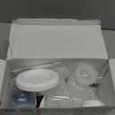 Electric Double Breast Pump, Rechargeable & Portable Breastfeeding Pump with 3 Modes and 10 Suction Levels, Quiet Touchscreen Design Anti-Backflow