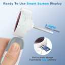 Wireless Ear Otoscope with 1080P HD Camera and 4 LED Lights, 1.38" IPS Display Ear Camera, Ear Scope with Foldable Inspection Head, Good Aid for Earwax Removal, Safe for Kids, Adults, Pets (white)