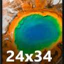 24x34 Picture Frame for Wall Display, 24x34 Black Picture Frame with Shatter Resistant Plexiglass, Stable and Sturdy 24 x 34 Poster Frame for Wall Display, Handpicked Gift Collection, 1 Pack