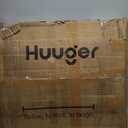 Huuger 55 x 28 Large Electric Standing Desk, Height Adjustable Desk, 27.6" Deep Desktop, Stand up Gaming Computer Office Desk with 2 Hooks, 3 Preset Heights, for Home Office, Natural