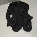 PRETTYGARDEN Womens Long Sleeve Shirts 2026 Spring Crop Going Out Tops Casual Boat Neck Bell Sleeve Ribbed Ruched Y2K Clothes (Small, Black)