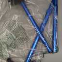 REHAND Walking Cane for Men & Women - Foldable, Adjustable, Lightweight, Self Standing Pivot Walking Cane, Soft Handle Grip, with Travel Bag, Walking Sticks for Seniors & Adults (Blue)