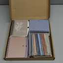 40 Pcs Christian Gift Bulk Bible Verse Spiral Journal with Ballpoint Pen Aesthetic Religious Notepad Inspirational Notebook Gift for Women Men Priest Church Sunday School (Boho Color)