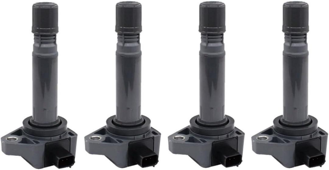 NewYall 4Pcs Ignition Coil Pack for Honda Civic 2006-2011 1.8L UF-582 UF582 C1580 5C1637 1788393 30520-RNA-A01 IC662 099700102 61050104