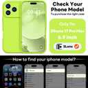 Vooii Magnetic for iPhone 17 Pro Max Case, Compatible with Magsafe (Premium Liquid Silicone) (Integrated Camera Control Button) Full Body Protective Anti-Scratch Microfiber Lining, Fluorescent Green