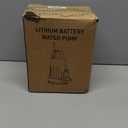3/4 HP Cordless Water Pump for Milwaukee 18V Battery(No Battery), 750 GPH Submersible Sump Pump with Check Valve Adapter & 17ft Power Cord, 33ft Outlet Pipe, Water Removal for Pool, Hot Tubs, Rooftops