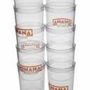 Glass Plastic Cups (Pack Of 10)