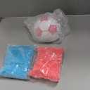 Gender Reveal Soccer Ball with Powder, Revelacion de Sexo de Bebe 2 Big Bags of Pink and Blue Gender Reveal Powder for Boy or Girl Baby Gender Reveal Ideas