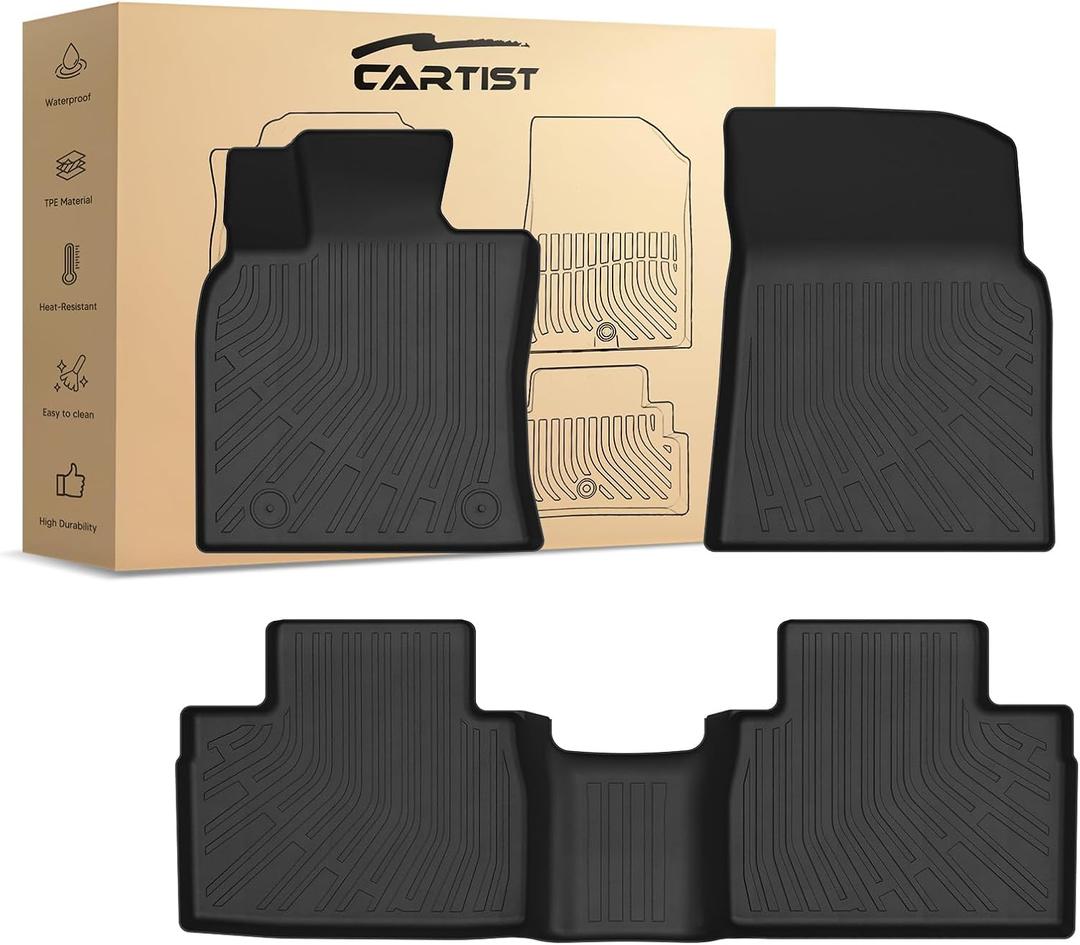 Camry Floor Mats - Car Mats for Toyota Camry 2025 2026 Include Hybrid LE/SE/XLE/XSE, All Weather Floor Mat for Camry Accessories, Heavy Duty Rubber Mats, Car Accessories