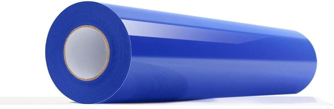 Heat Transfer Vinyl-40" x 8" Royal Blue Iron on Vinyl Roll for Shirts
