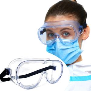 Safety Goggles FDA Registered Anti-Fog Fits Over Glasses Scratch Resistant Lab Science Chemistry Work Nurse (Light Blue)