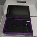 ieGeek 11.5" Portable DVD Player for Kids and Car, 9.5" Eye-Protective Screen with 5 Hours Rechargeable Battery, Support Sync TV/USB/SD Card and Multiple Disc Formats, Region Free - Purple