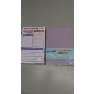 Set of Teacher Appreciation Notepads, 60 Tear Away Sheets & Lined Journal Notebooks, 160 Pages Notebook for Working, 5.7 x 8 inches