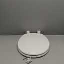 Kohler 20111-0 Brevia Round Toilet Seat, with Grip-Tight Bumpers, Quiet-Close Seat, Quick-Attach Hardware, White
